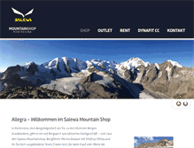 Tablet Screenshot of mountainshop.ch
